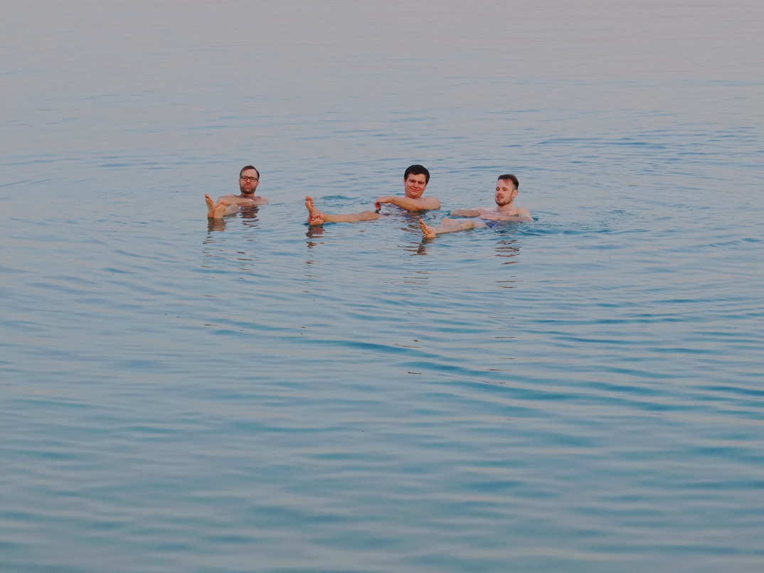 Swimming in the Dead Sea