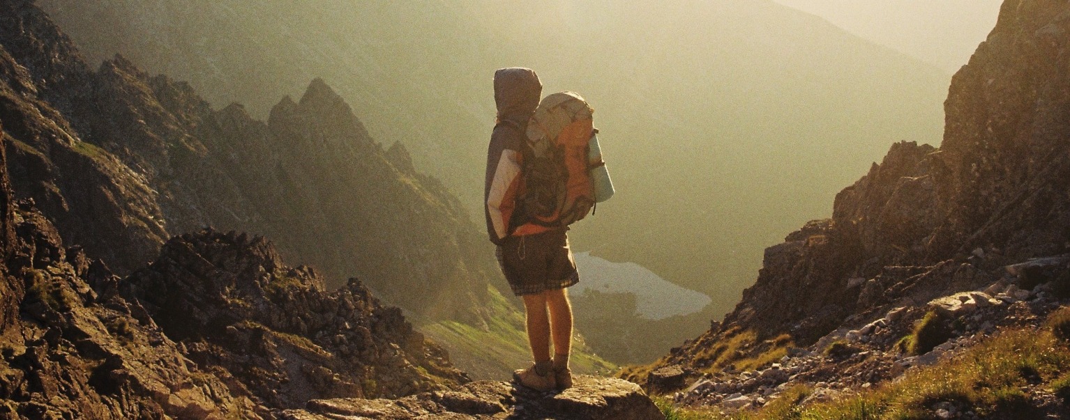 Trekking in the mountains