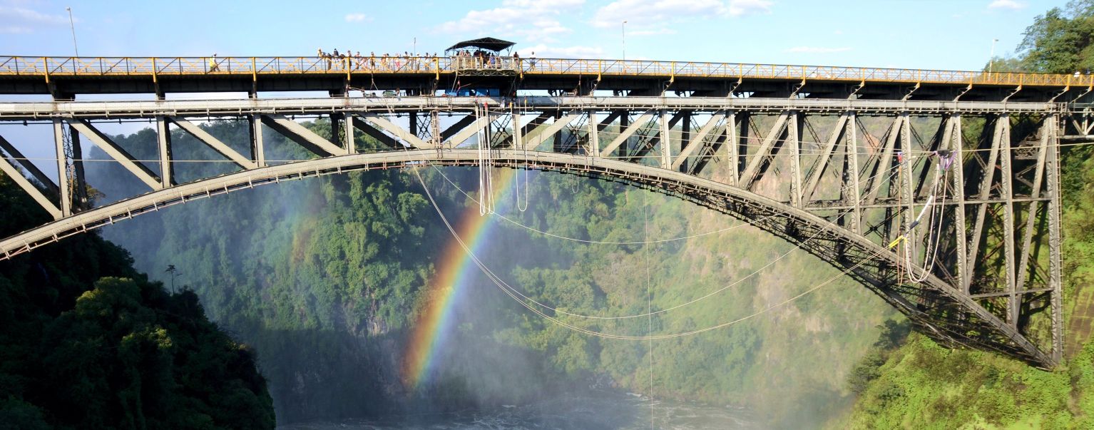 Bungee Jumping at Victoria Falls