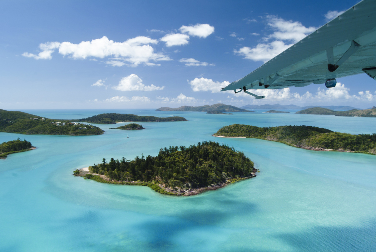 Island-hopping in the Whitsundays